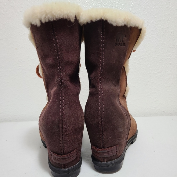 Sorel JOAN OF ARCTIC WEDGE II SHEARLING BOOT Women's - Picture 10 of 12